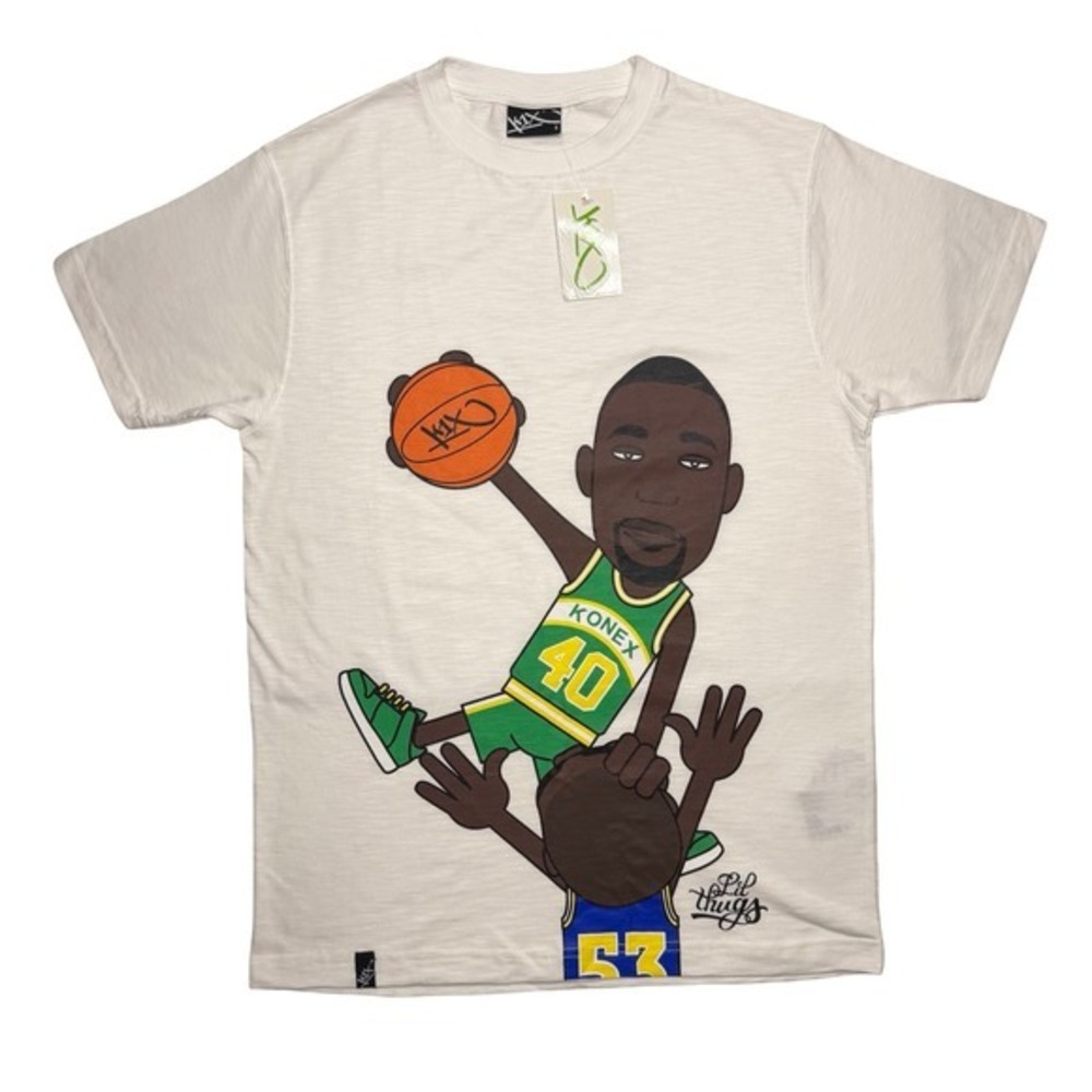 Shawn Kemp x Seattle Sonics - K1X basketball streetwear shirt SMALL - Picture 2 of 5